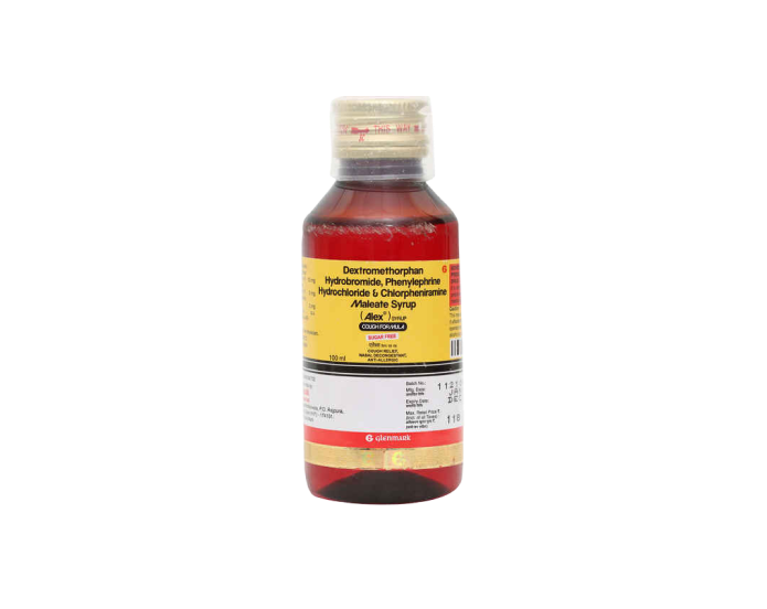 Alex Sugar Free 100ml Syrup Bottle