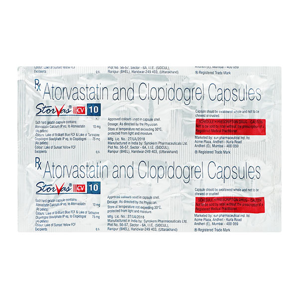 Storvas Cv 10mg Capsules