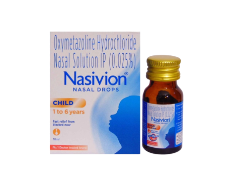 Nasivion 0.025% Paediatric Nasal Drops C...