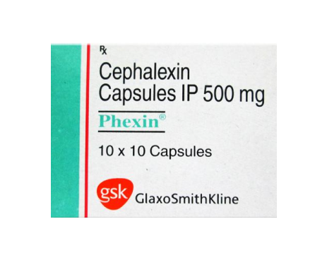 Phexin 500mg Capsules 10's