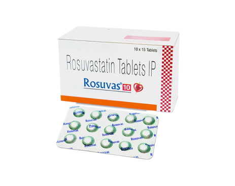 Rosuvas 10mg Tablet 15's