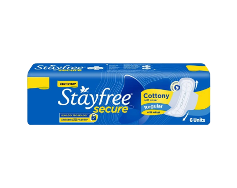 Stayfree Secure Cottony Soft Cover Regul...